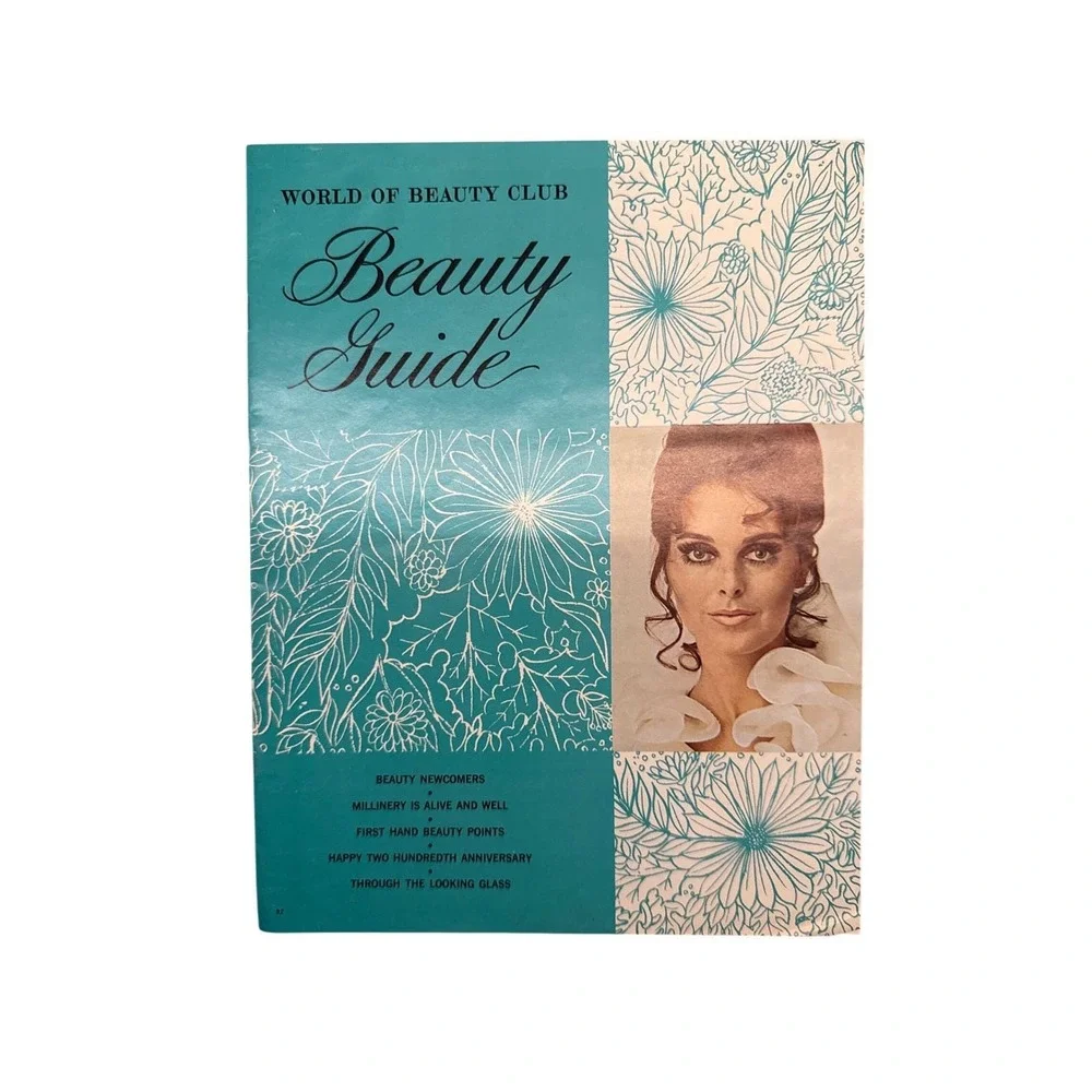 World of Beauty Club Beauty Guide Magazine Fashion Style 1971‎ Ephemera Vintage